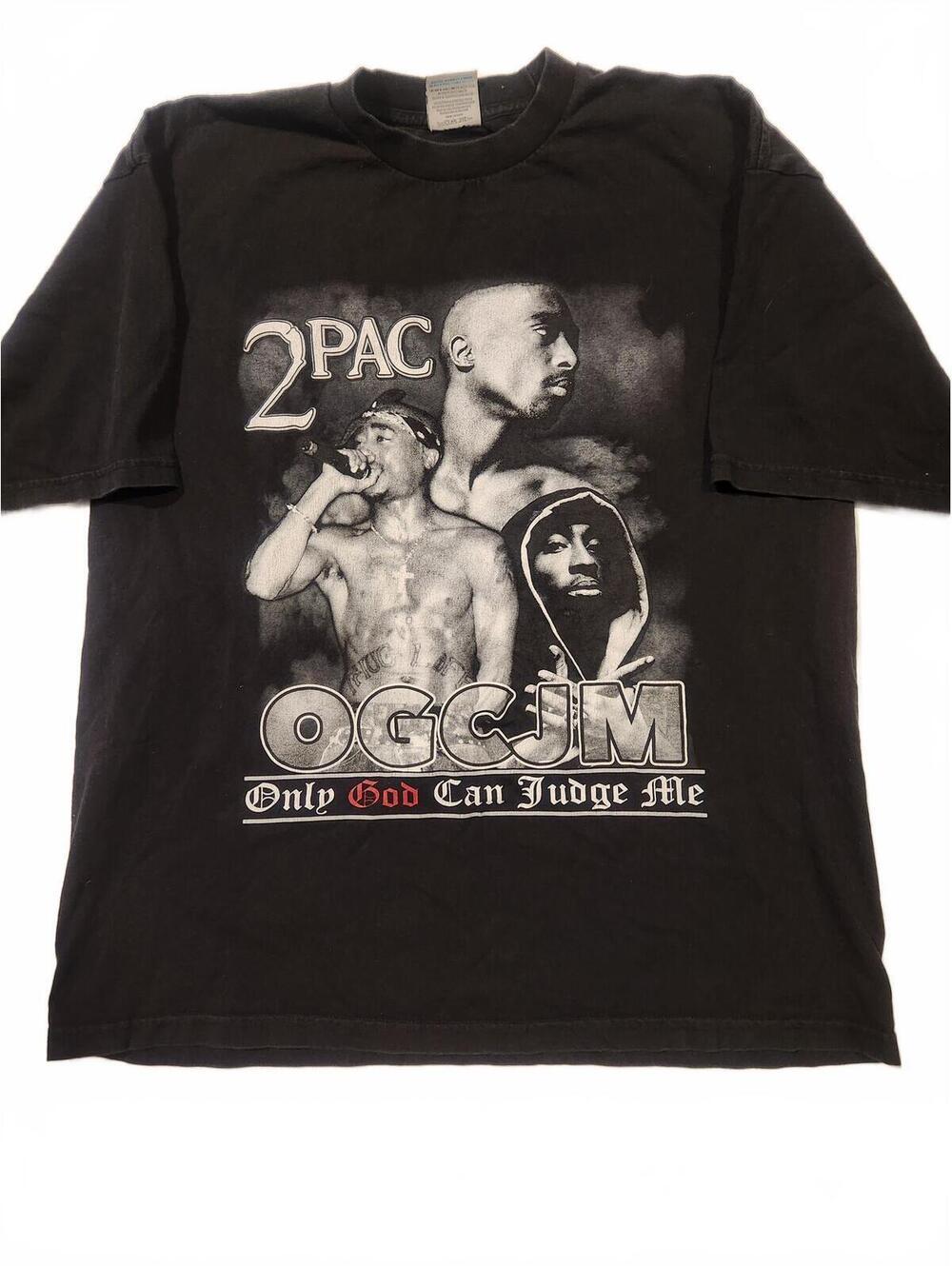 Tupac Black Mens Pro Club Tshirt. Mens Size 2XL. Very good condition